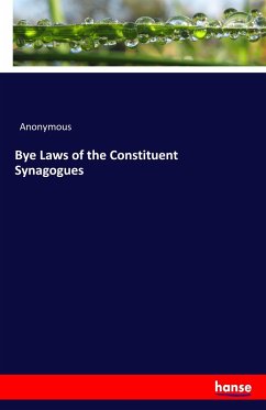 Bye Laws of the Constituent Synagogues