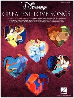 Disney's Greatest Love Songs (Easy Piano Book) - Various