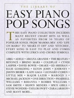 The Library Of Easy Piano Pop Songs (Piano Book) - Hal Leonard Publishing Corporation