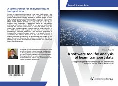 A software tool for analysis of beam transport data