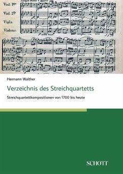Verzeichnis des Streichquartetts - Walther, Hermann