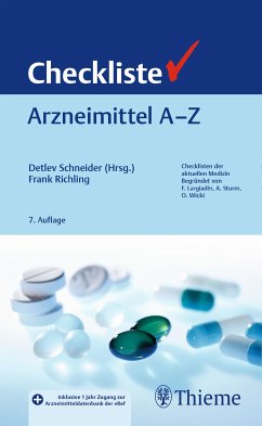 Checkliste Arzneimittel A - Z (eBook, PDF) - Schneider, Detlev; Richling, Frank