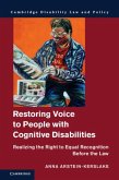 Restoring Voice to People with Cognitive Disabilities (eBook, PDF)