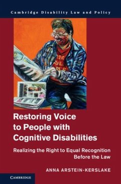 Restoring Voice to People with Cognitive Disabilities (eBook, PDF) - Arstein-Kerslake, Anna
