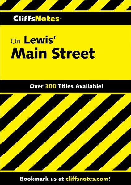 CliffsNotes on Lewis' Main Street (eBook, ePUB)