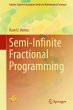 Semi-Infinite Fractional Programming - Bild 1