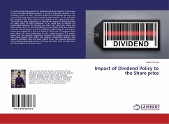 Impact of Dividend Policy to the Share price - Perera, Supun