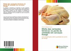 Efeito das variações térmicas na perda de umidade em carcaças frango - de Oliveira Franco, Fabio