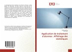 Application de traitement d¿alarmes : Affichage des statistiques