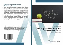 Statistische Bewertung von Analyseergebnissen - Czarnowsky, Nadine