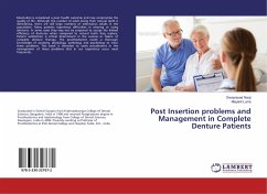 Post Insertion problems and Management in Complete Denture Patients - Nooji, Deviprasad;Lunia, Mayank