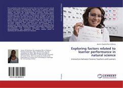 Exploring factors related to learner performance in natural science - Anthony, Jasmin Sophia Rani