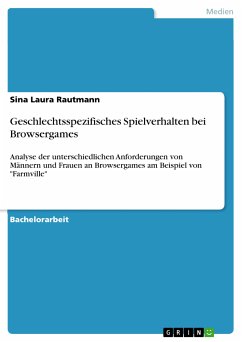 Geschlechtsspezifisches Spielverhalten bei Browsergames (eBook, PDF) - Rautmann, Sina Laura