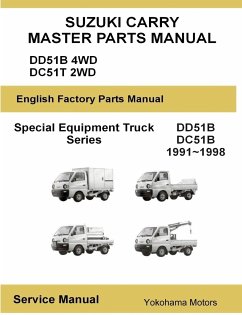 Suzuki Carry Truck Special Equipment Master Parts Manual DD51B DC51C - Motors, Yokohama