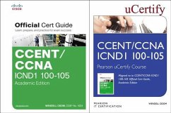 Ccent Icnd1 100-105 Pearson Ucertify Course and Textbook Academic Edition Bundle - Odom, Wendell