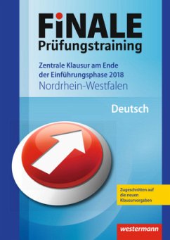 Cover FiNALE Prüfungstraining 2018 - Zentrale Klausur am Ende der Einführungsphase Nordrhein-Westfalen, Deutsch