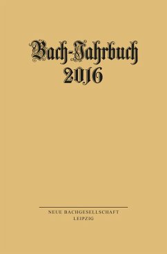 Bach-Jahrbuch 2016 (eBook, ePUB)