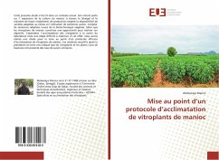 Mise au point d¿un protocole d¿acclimatation de vitroplants de manioc - Marico, Abdoulaye