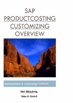 SAP CO Product Costing Customizing documentation - Emrich, HG