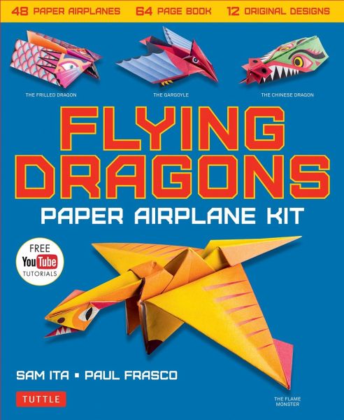 Flying Dragons Paper Airplane Kit Flying Dragons Paper Airplane Kit