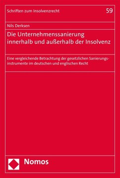 Die Unternehmenssanierung innerhalb und außerhalb der Insolvenz (eBook, PDF) - Derksen, Nils