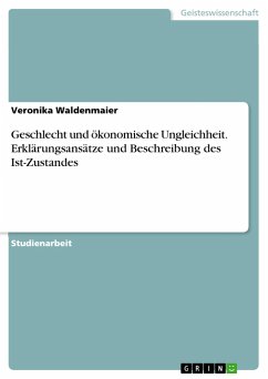 Geschlecht und ökonomische Ungleichheit. Erklärungsansätze und Beschreibung des Ist-Zustandes - Waldenmaier, Veronika