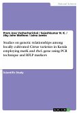 Studies on genetic relationships among locally cultivated Citrus varieties in Kerala employing matK and rbcL gene using PCR technique and RFLP markers