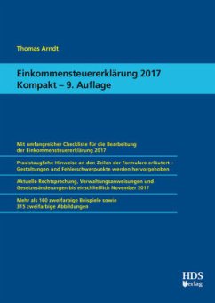 Einkommensteuererklärung 2017 Kompakt - Arndt, Thomas