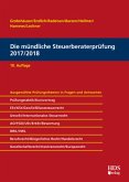 Die mündliche Steuerberaterprüfung 2017/2018