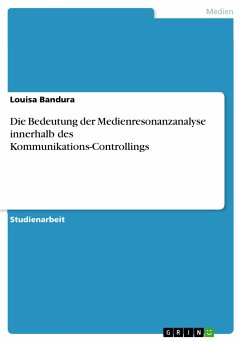 Die Bedeutung der Medienresonanzanalyse innerhalb des Kommunikations-Controllings (eBook, PDF) - Bandura, Louisa