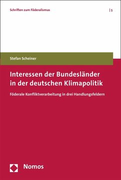 Interessen der Bundesländer in der deutschen Klimapolitik (eBook, PDF) - Scheiner, Stefan