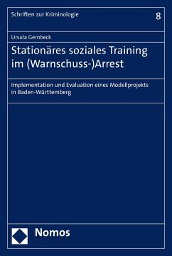 Stationäres soziales Training im (Warnschuss-)Arrest (eBook, PDF) - Gernbeck, Ursula