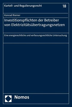 Cover Investitionspflichten der Betreiber von Elektrizitätsübertragungsnetzen (eBook, PDF)