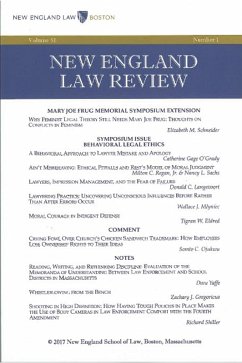 Cover New England Law Review: Volume 51, Number 1 - Winter 2017 (eBook, ePUB)