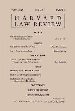 Harvard Law Review: Volume 130, Number 8 - June 2017 (eBook, ePUB) - Review, Harvard Law