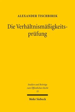 Cover Die Verhältnismäßigkeitsprüfung (eBook, PDF)