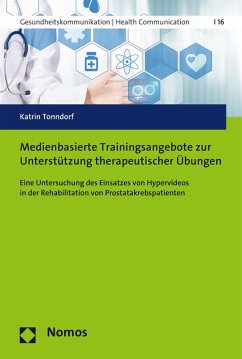 Medienbasierte Trainingsangebote zur Unterstützung therapeutischer Übungen (eBook, PDF) - Tonndorf, Katrin