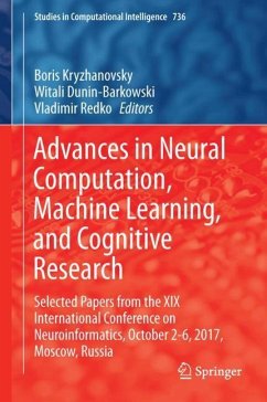 Advances in Neural Computation, Machine Learning, and Cognitive Research