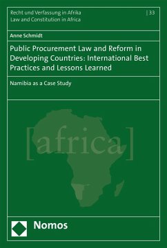 Public Procurement Law and Reform in Developing Countries: International Best Practices and Lessons Learned (eBook, PDF) - Schmidt, Anne