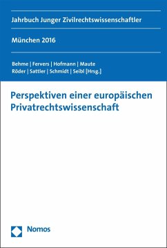 Perspektiven einer europäischen Privatrechtswissenschaft (eBook, PDF)