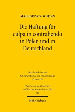 Die Haftung für culpa in contrahendo in Polen und in Deutschland (eBook, PDF) - Wojtas, Ma?gorzata