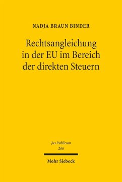 Cover Rechtsangleichung in der EU im Bereich der direkten Steuern (eBook, PDF)