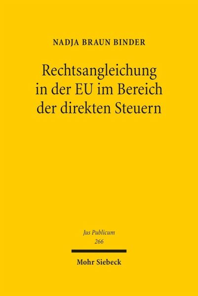 Rechtsangleichung in der EU im Bereich der direkten Steuern (eBook, PDF)