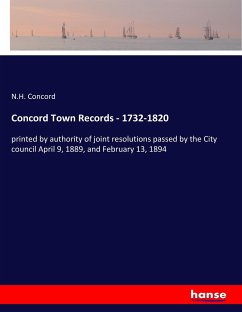 Concord Town Records - 1732-1820