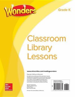 Wonders Classroom Library Lessons, Grade K