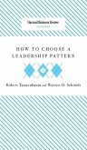 How to Choose a Leadership Pattern