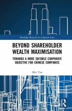 Beyond Shareholder Wealth Maximisation - Yan, Min