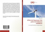 Effets de l'épaisseur des pales de l'éolienne DARRIEUS