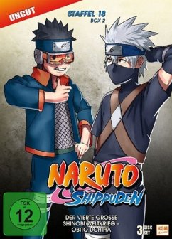 Naruto Shippuden - Der vierte große Shinobi Weltkrieg - Obito Uchiha - Staffel 18.2: Folgen 603-613 Uncut Edition
