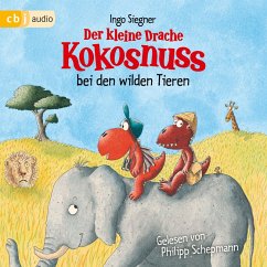 Der kleine Drache Kokosnuss bei den wilden Tieren / Die Abenteuer des kleinen Drachen Kokosnuss Bd.25 (MP3-Download) - Siegner, Ingo